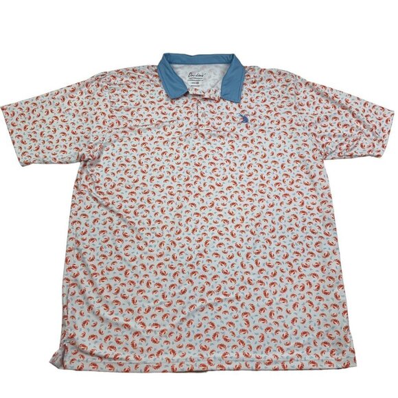 Low Country Livin' Dri-Fit Performance "Crabbie" Polo Men's Size 2X - Picture 1 of 5